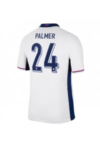 England Cole Palmer #24 Fotballdrakt Hjemme Klær EM 2024 Korte ermer